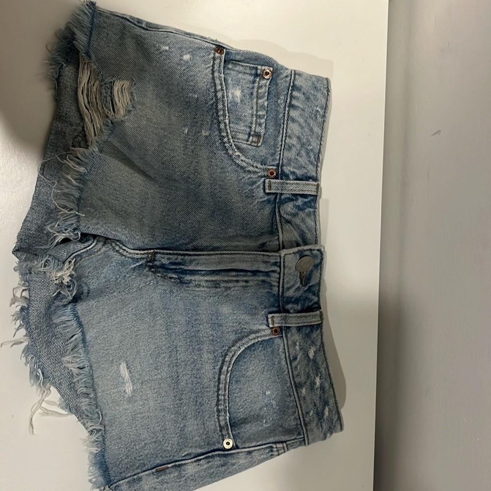 Garage jean shorts